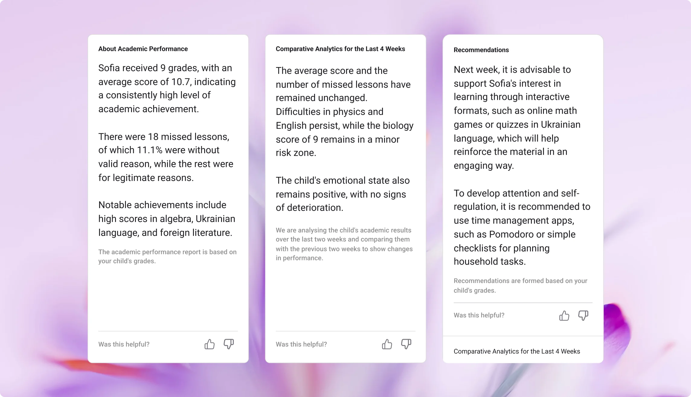 Recommendations — promo